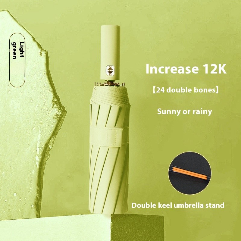 Umbrella Automatic 24-bone Oversized Sun Umbrella