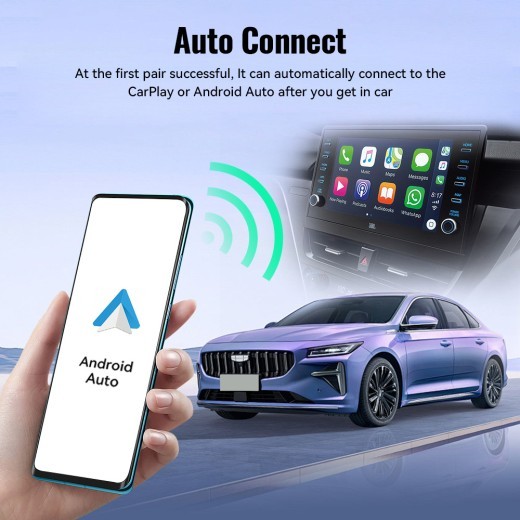Mini 2-in-1 Carplay USB Interface Wireless Data