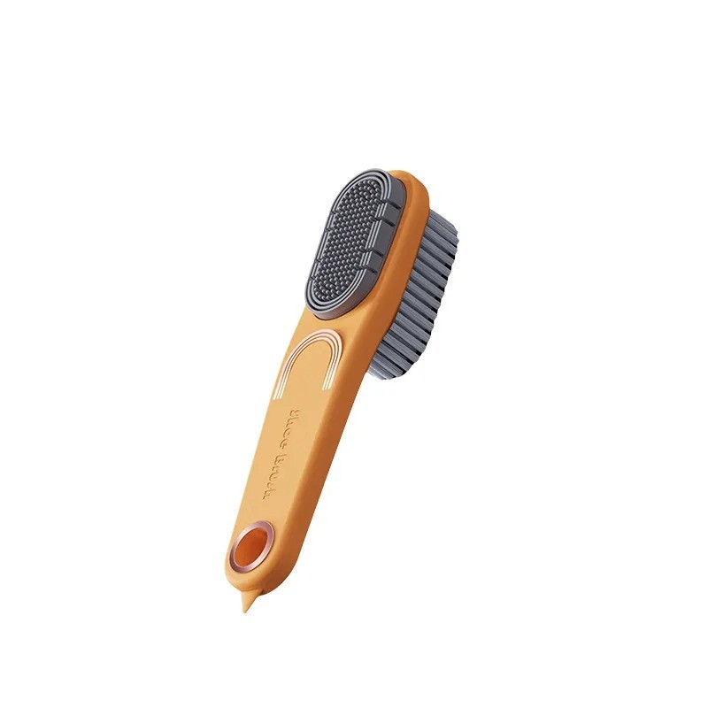 Double-Sided Shoe Brush with Anti-Slip Handle