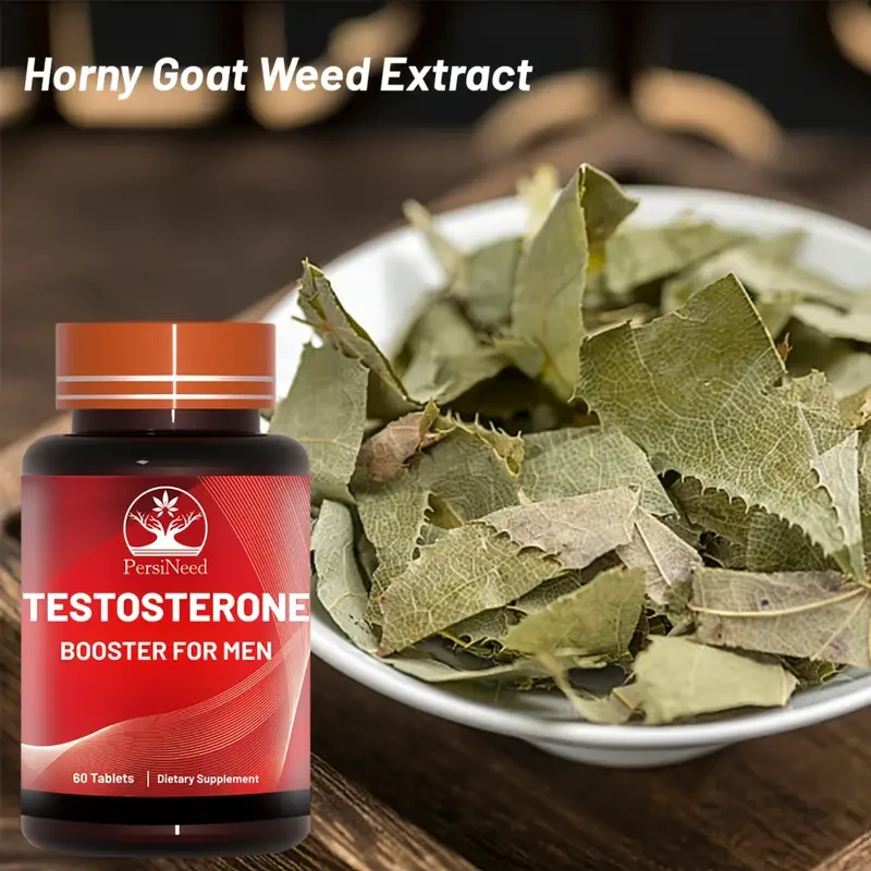 120 Tablets NIGHT POWER Testosterone Booster - Horny Goat Weed Extract, Tribulus Terrestris Fruit Extract For Muscle Health, Energy, Testosterone Support, Prostate Health, Vitality, Inner Strength & Men's Confidence