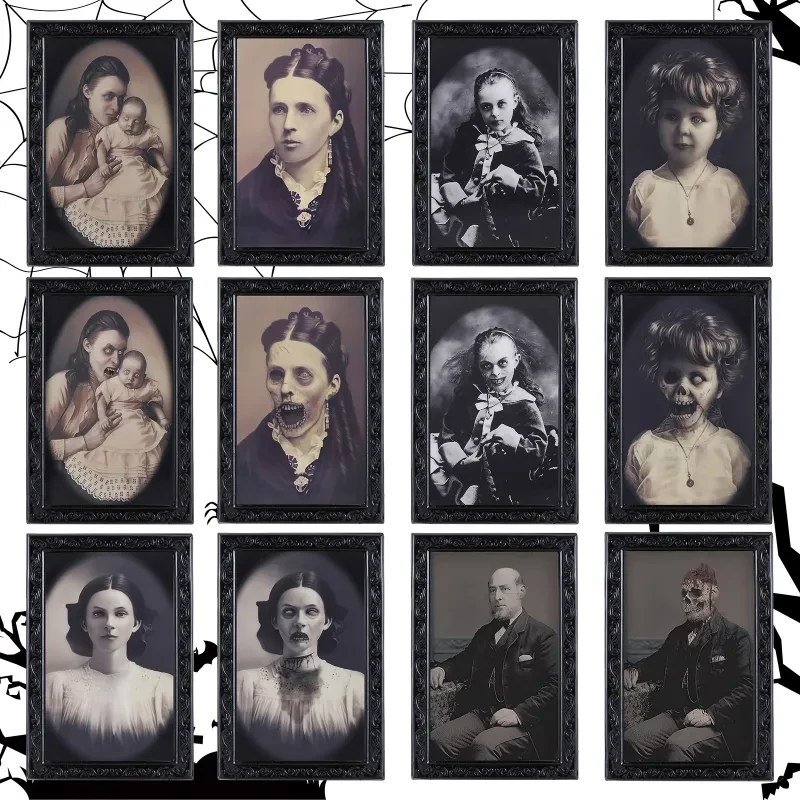 3D Changing Face Halloween Horror Picture Frame