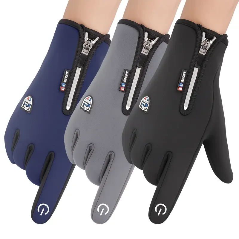 Winter Warmth Gloves - Cold & Windproof Outdoor Sports Gloves for Cycling, Skiing, Solo Travel - Touch Screen Compatible, Anti-slip, Waterproof, Unisex for Men and Women