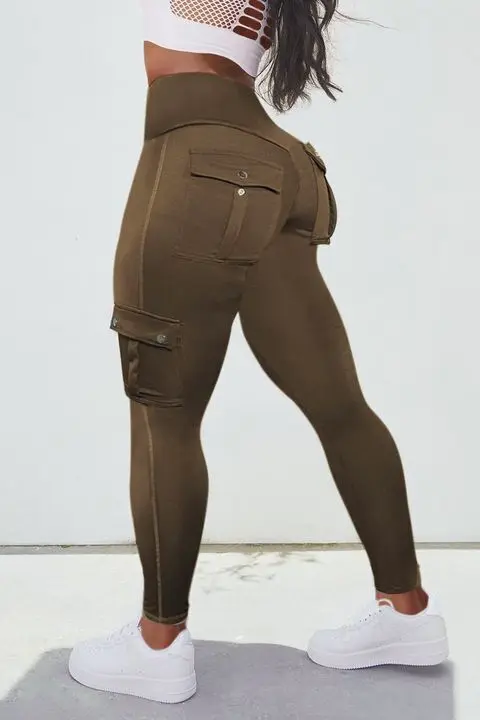 Chic Pocketed High-Rise Leggings