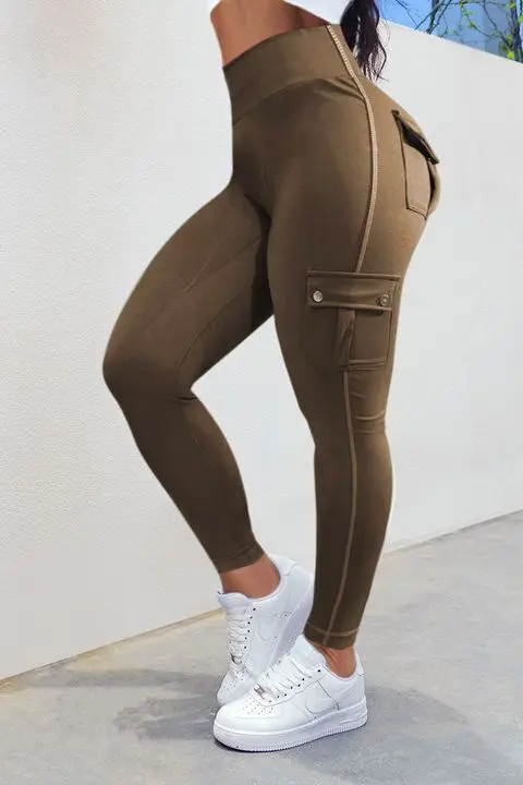 Chic Pocketed High-Rise Leggings