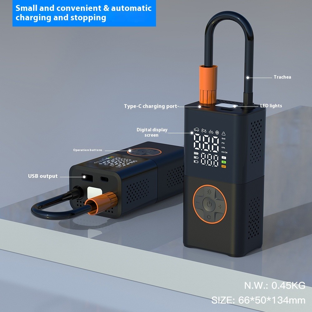 Portable Mini Wireless Digital Display Car Inflatable