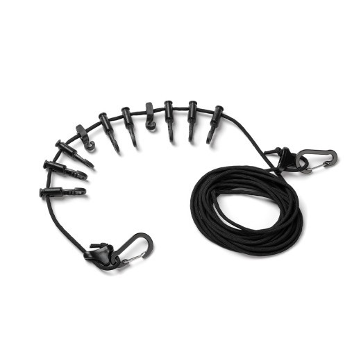 Portable Outdoor Windproof Clothesline And Multifunctional Camping Clothesline