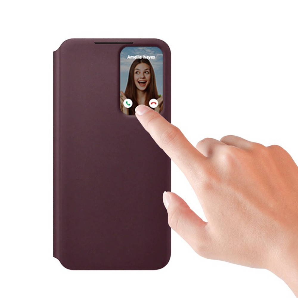 Original Samsung Clear View S-View Flip Cover for Galaxy S22/S22+