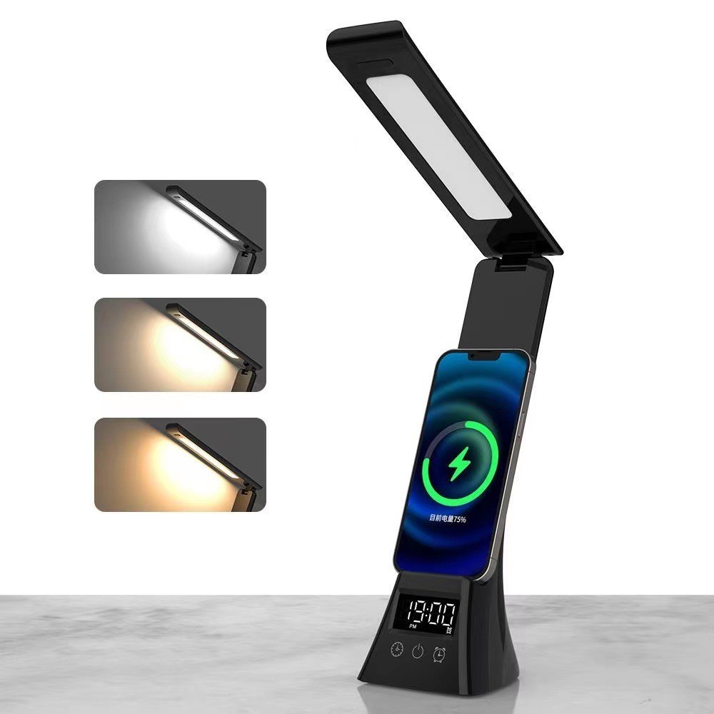 LED Smart Desk Lamp with Wireless Fast Charger