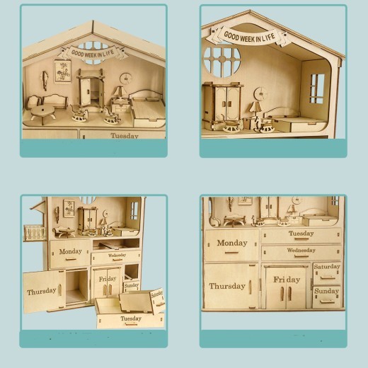 Cabin Creative Doll House Children's Toys Christmas Gifts