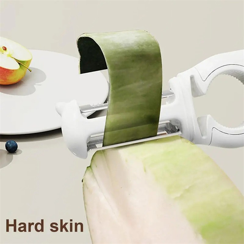 5 In 1 Fruit And Vegetable PeelerFood Grade Stainless Steel Veggie Peeler And Bottle Opener Multifunctional Dishwasher Safe Kitchen Gadgets