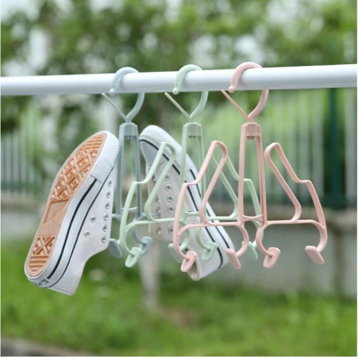 Plastic Balcony Multipurpose Shoe Hanging Rack
