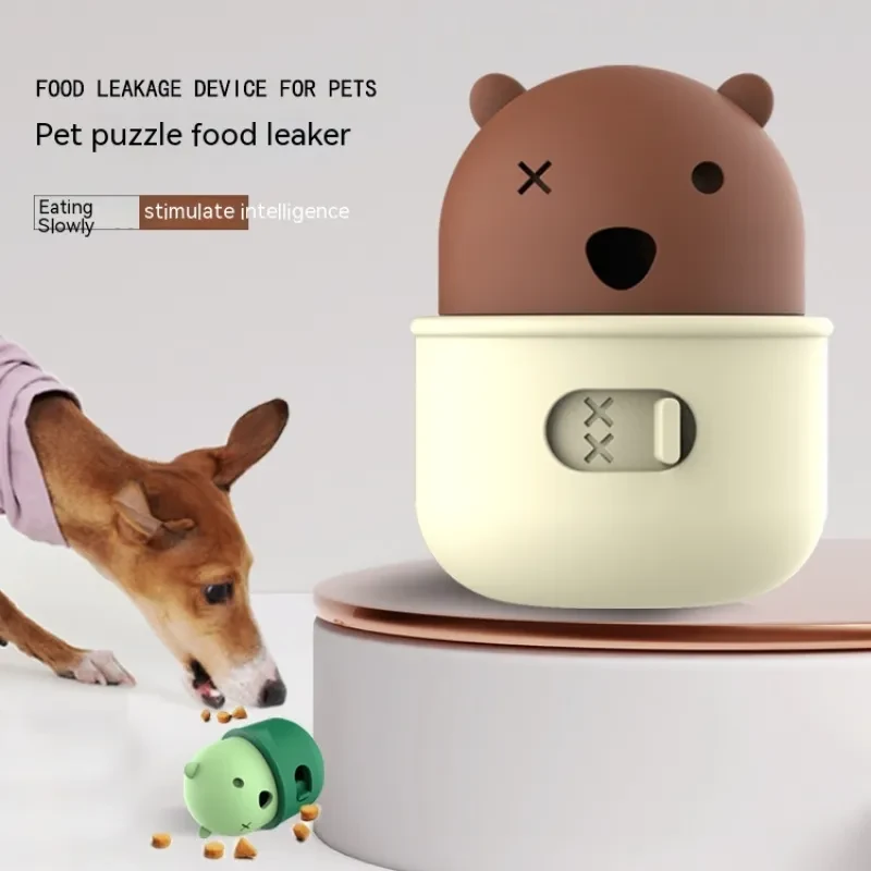 Pets Leakage Food Feeder Dog Interactive Training Toy