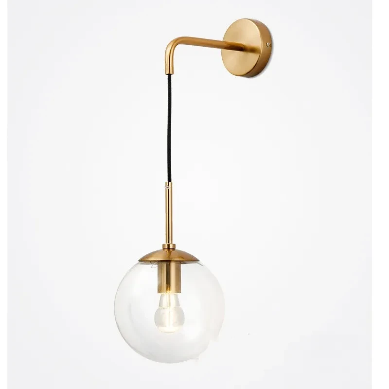 Nordic Glass Wall Lamp Living Room