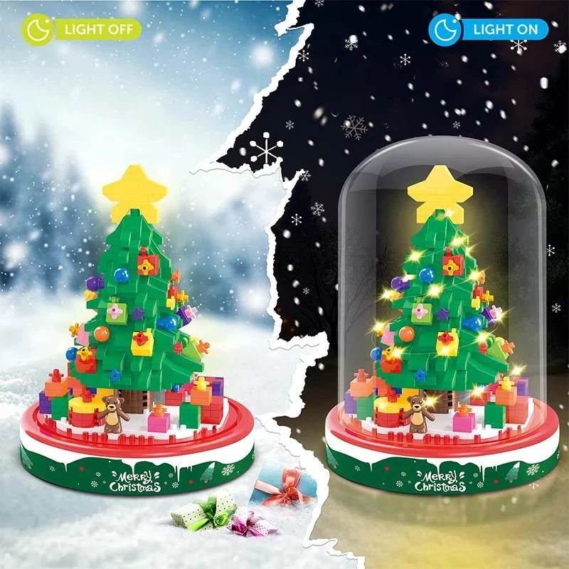 Christmas Day Bricks Christmas Gifts Nano Block Christmas Gift Christmas Tree Christmas Toys Boys Girl Christmas Gifts