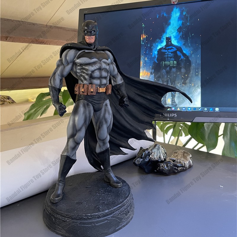Giant 38cm Dark Knight Batman Anime Figurine - GK Action Figure and Justice League Model Ornament