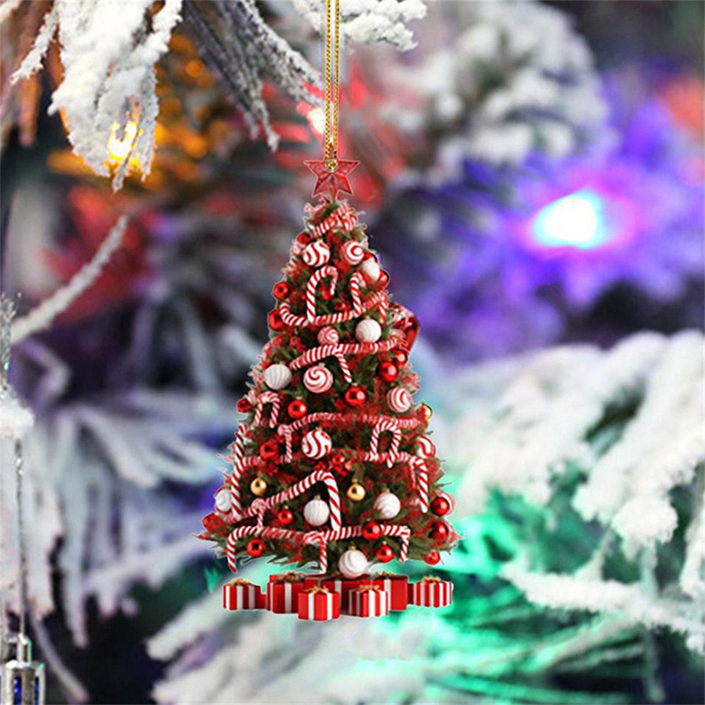 4PCS Christmas Tree Hanging Ornaments