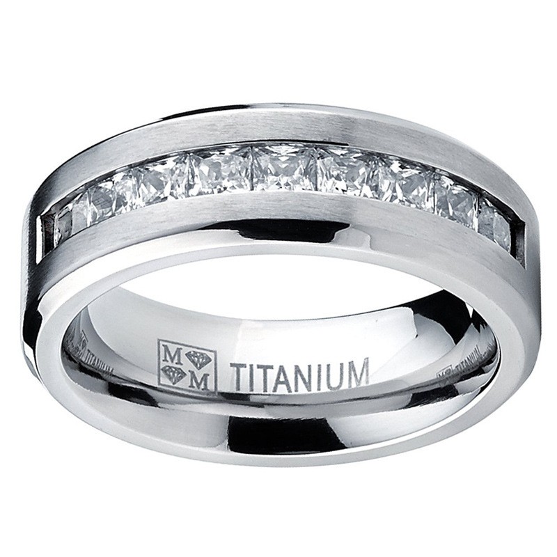 Silver Plated Stainless Steel Rings for Men