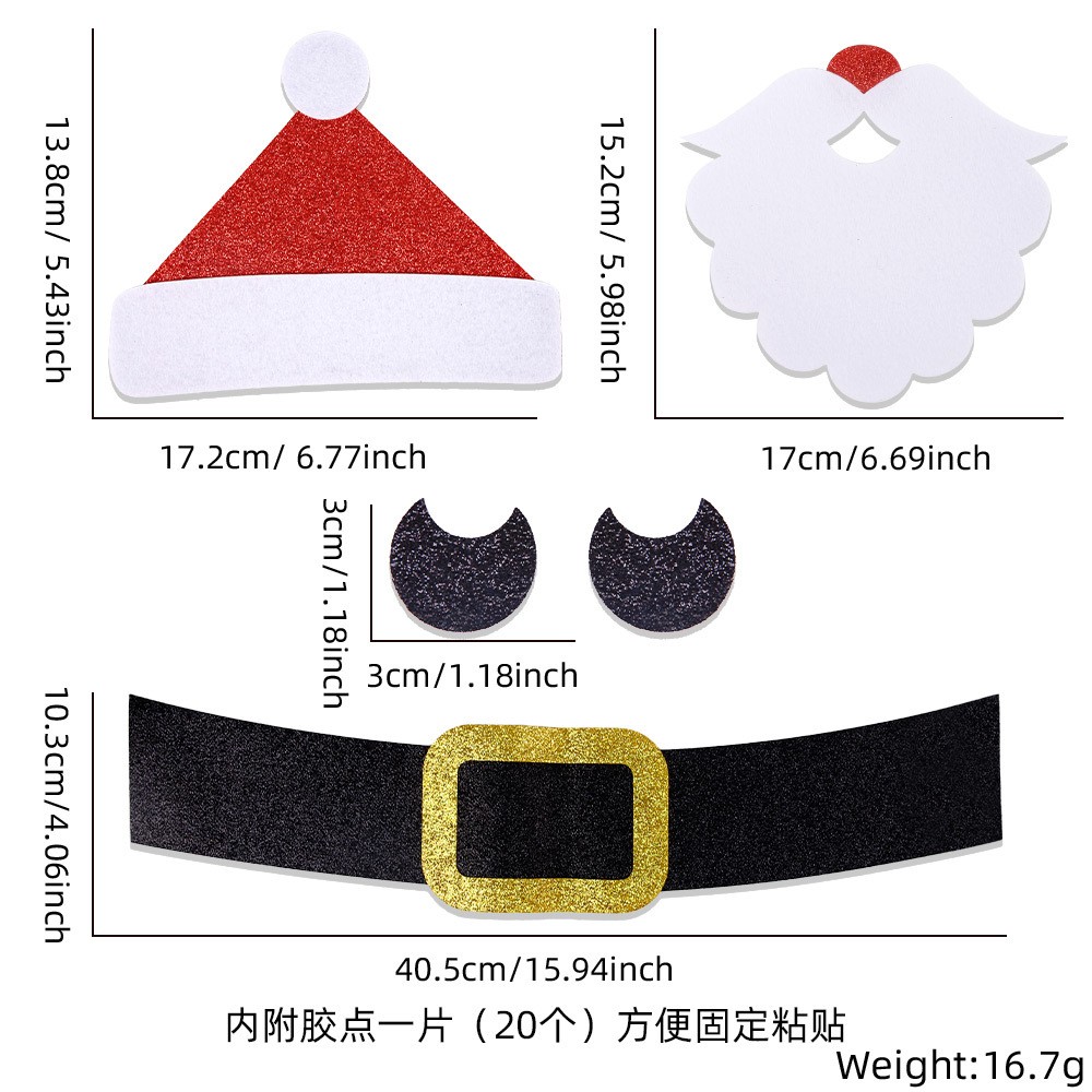 Christmas Decoration Christmas Door Window Stickers