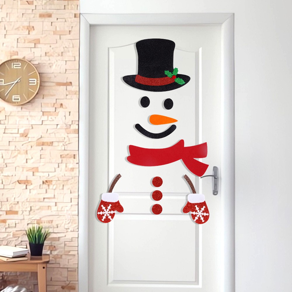 Christmas Decoration Christmas Door Window Stickers