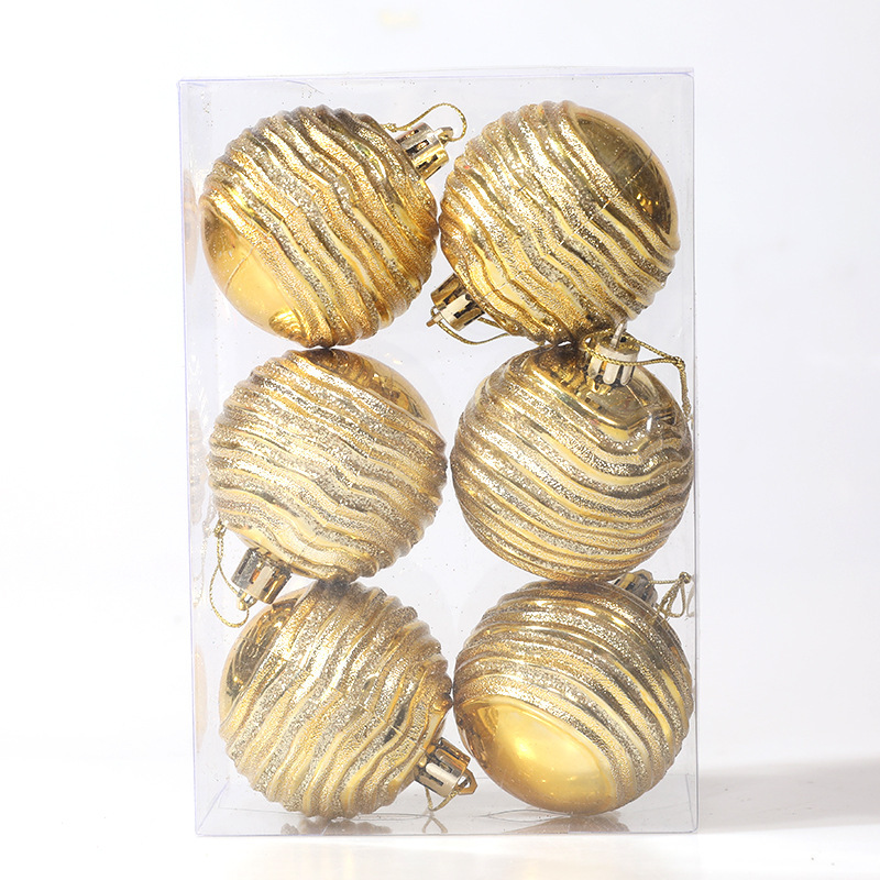 6cm Decorative Special-shaped Ball Christmas Tree Decoration Props
