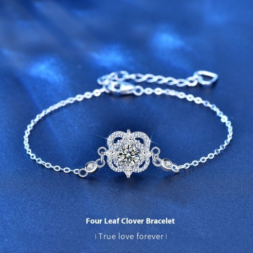 Summer 925 Sterling Silver Diamond Bracelet