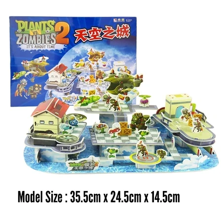 Puzzle 3d Plant VS Zombies "Sky City"