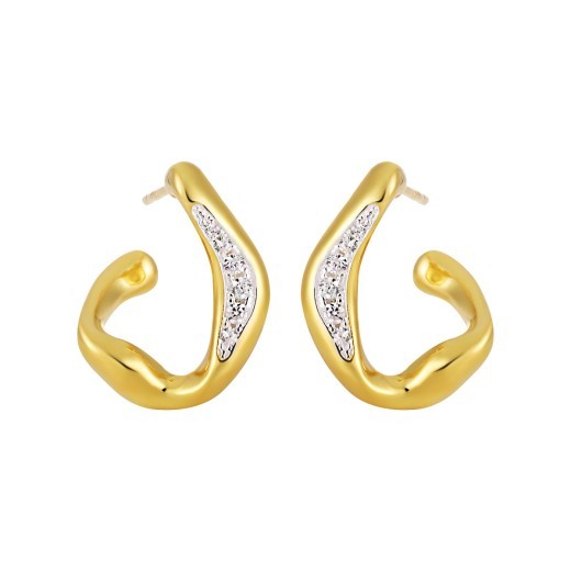 Irregular Diamond Stud Earrings For Women Simple