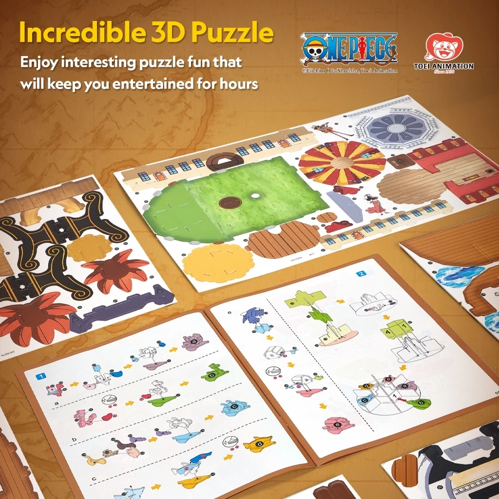 Cubicfun One Piece Thousand Sunny - 3D Puzzle