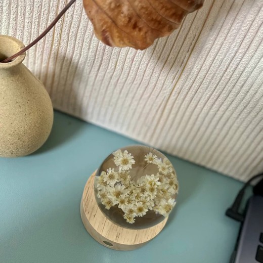 Transparent Atmosphere Decoration Bedroom Bedside Lamp