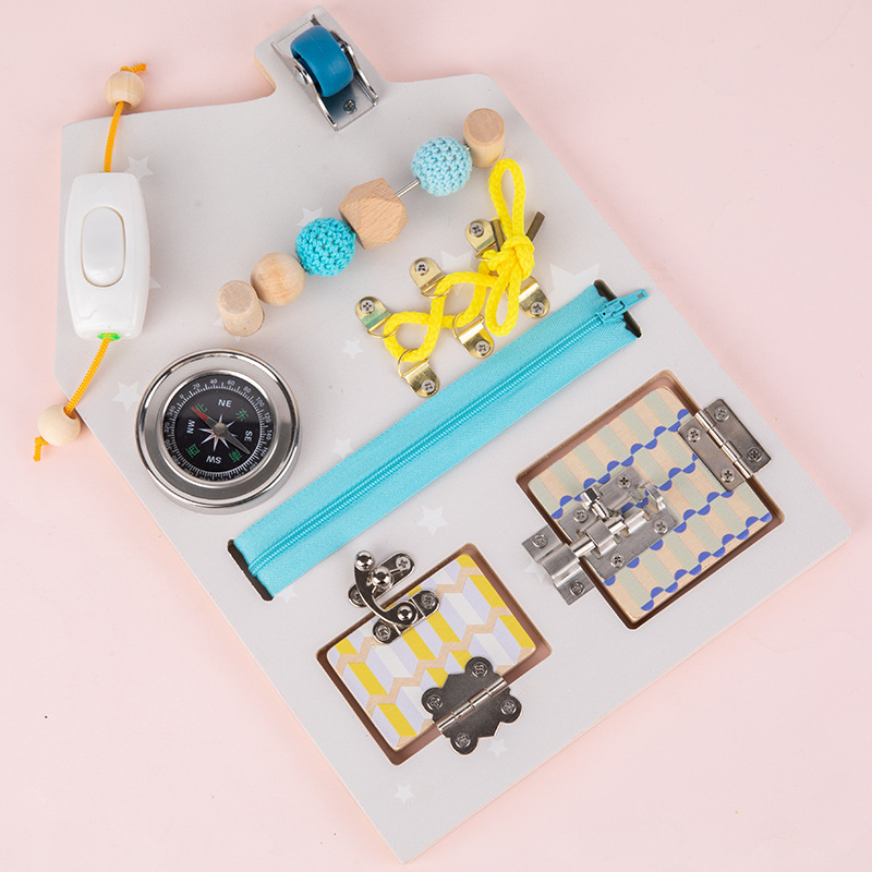 Wooden Unlocking Board Infant And Children's Educational Toys