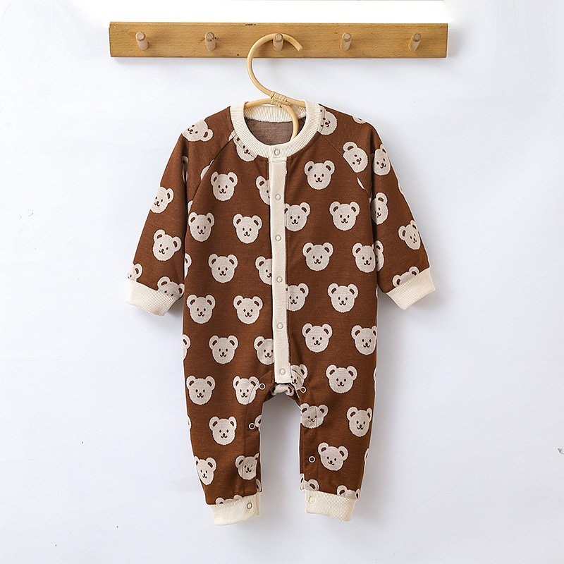 Baby Autumn Jumpsuit Knitted Bear