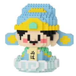 Nano Block Dewa Rezeki Guanyin Budha Smile God Satra Dewa Jodoh Set Gifts and Displays