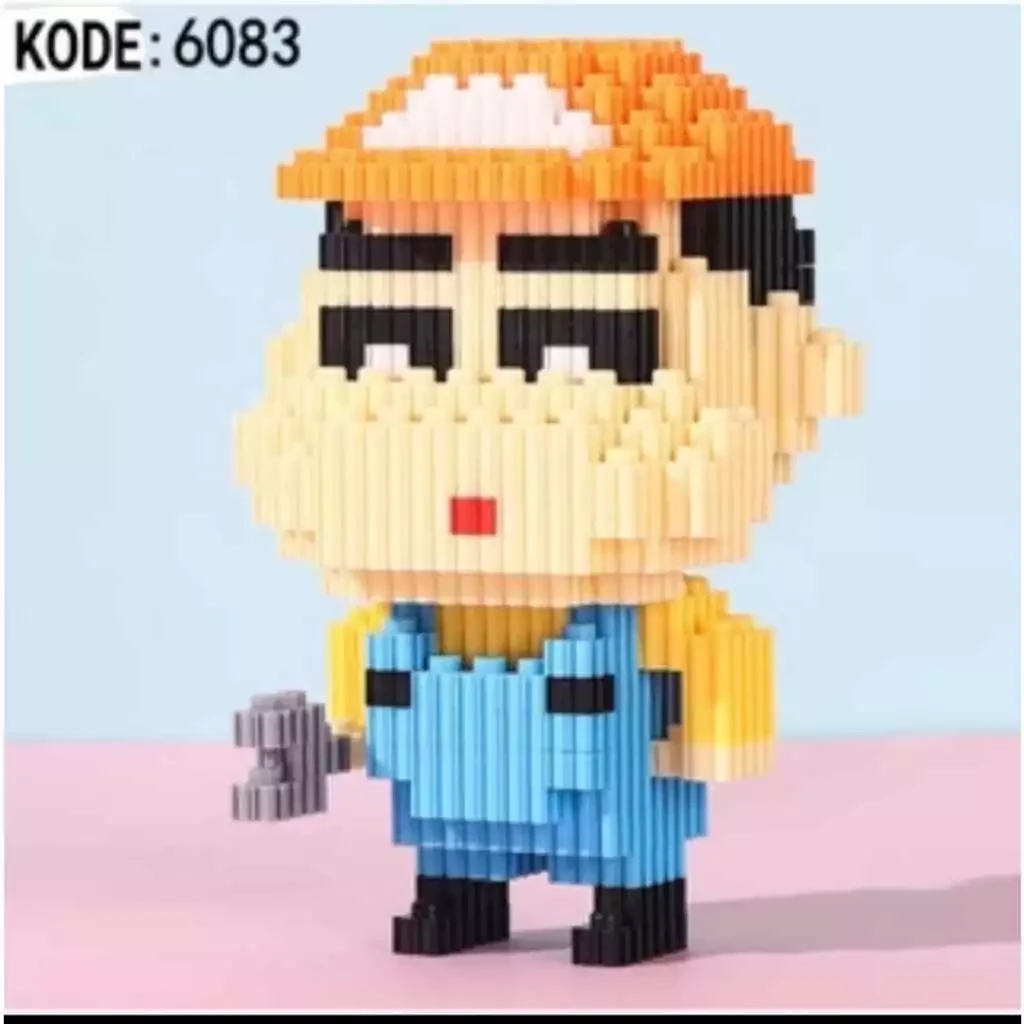 Nano Block Shinchan Toy Building Block Blocks Bricks Educational Toys Set Grish