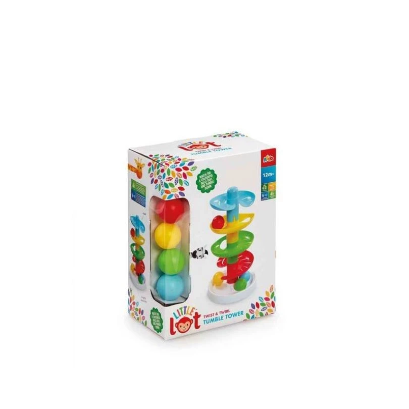 Addo Little Lot Twist & Twirl Tower - Baby Activity Toy