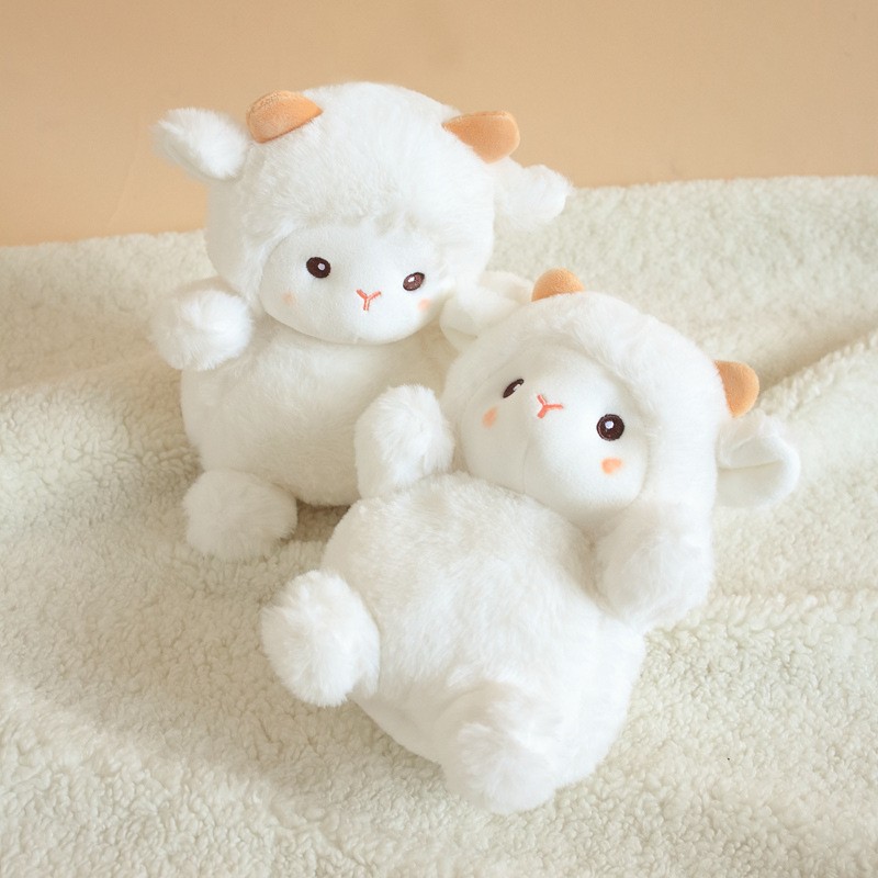 23CM Cute Sheep Plush Dolls - Kawaii Rabbit Alpaca Toys