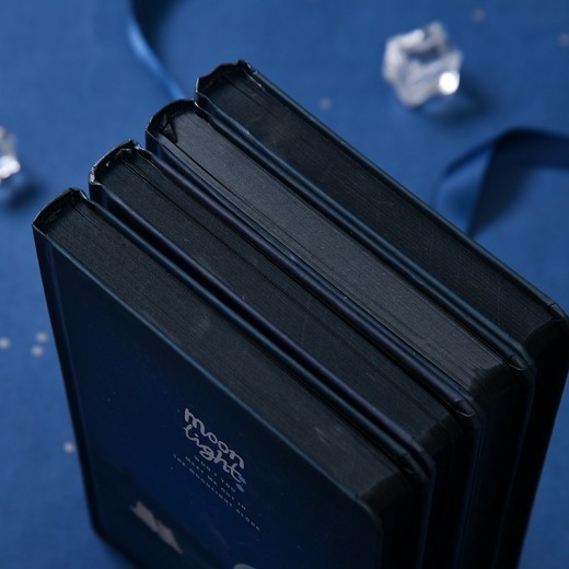 Lunar night hardcover diary book