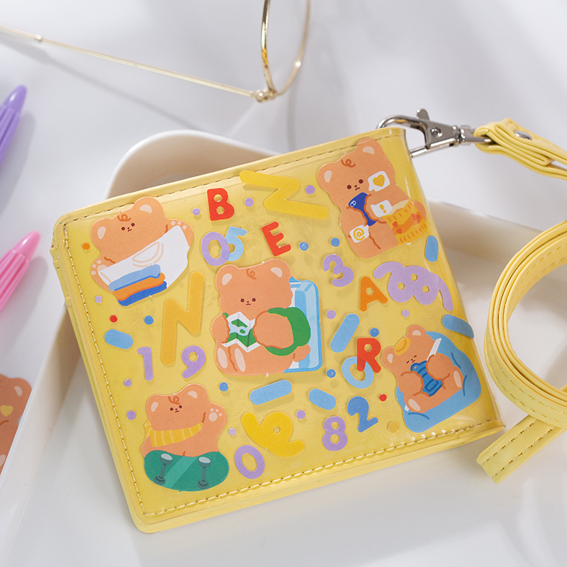 Cute Bear Diary Diary Decoration Sticker Scrapbook Sticker Sticker Diary Stationery Photo Album Sticker