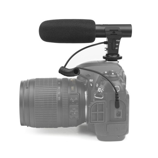 Digital Video Recording Microphone Stereo Camera Mic