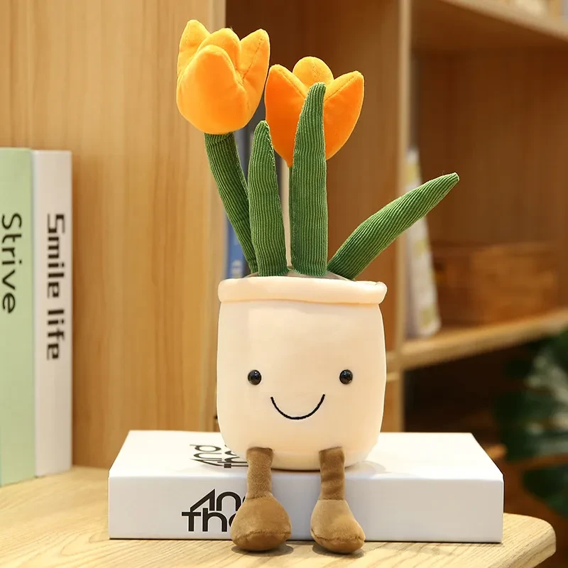 Cute Tulip Flower Plush Doll