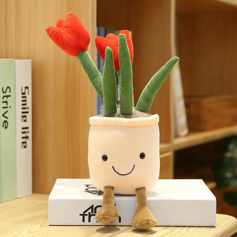 Cute Tulip Flower Plush Doll