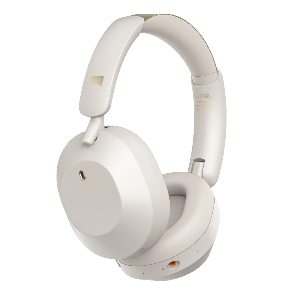 Eggel Live 2 Hybrid ANC + ENC Over Ear Wireless Bluetooth Headphone