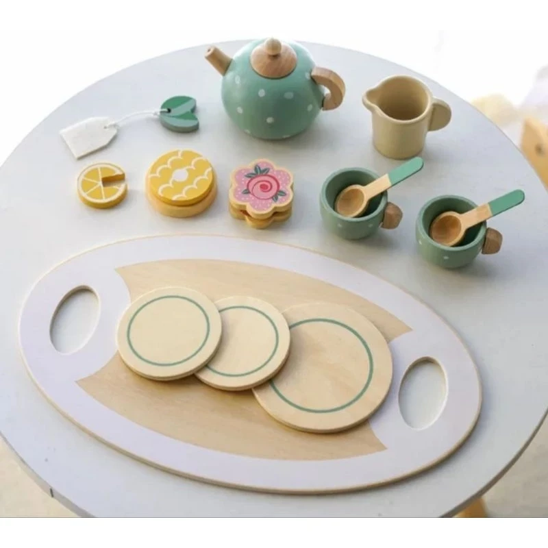 Kabi Kids Toy Wooden Tea Set