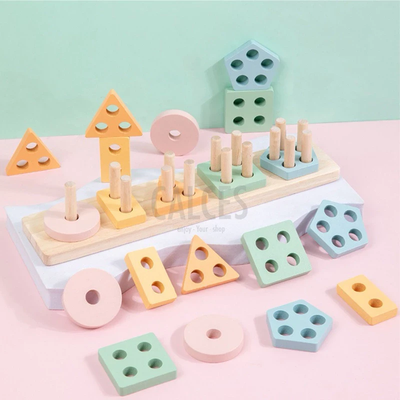 Matching Shape Geometry Toys
