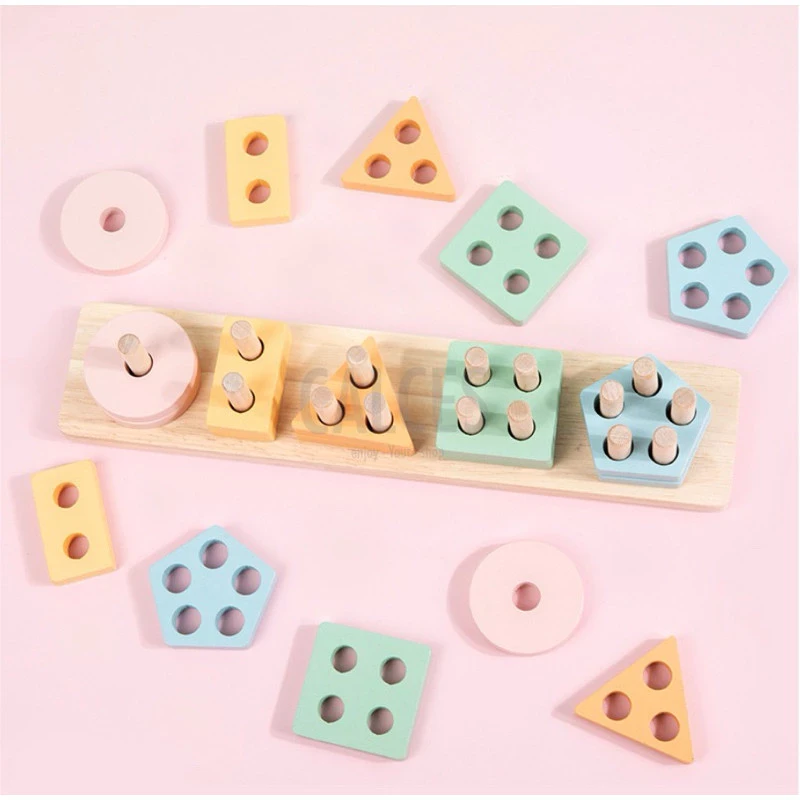 Matching Shape Geometry Toys