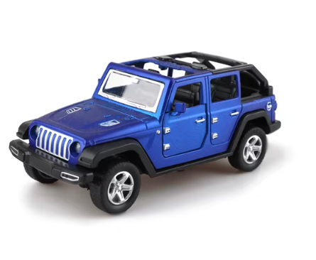 (bagged)1:36 Alloy JEEPS Wrangler Car Model Simulation Off-road Vehicle Pull Back Car Ornaments Collection Toys For Boy Children