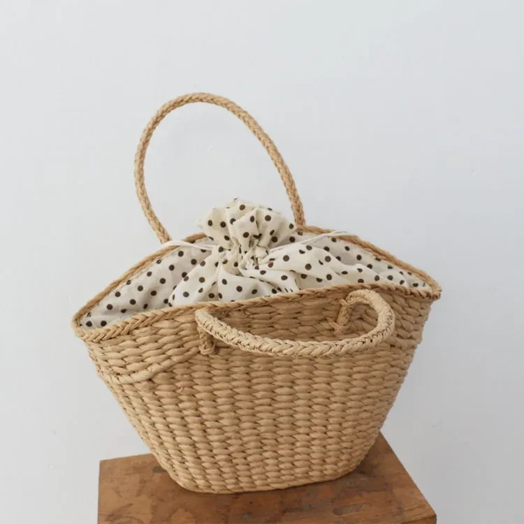 Fashion Rattan Women Handbags Wicker Lady Bags