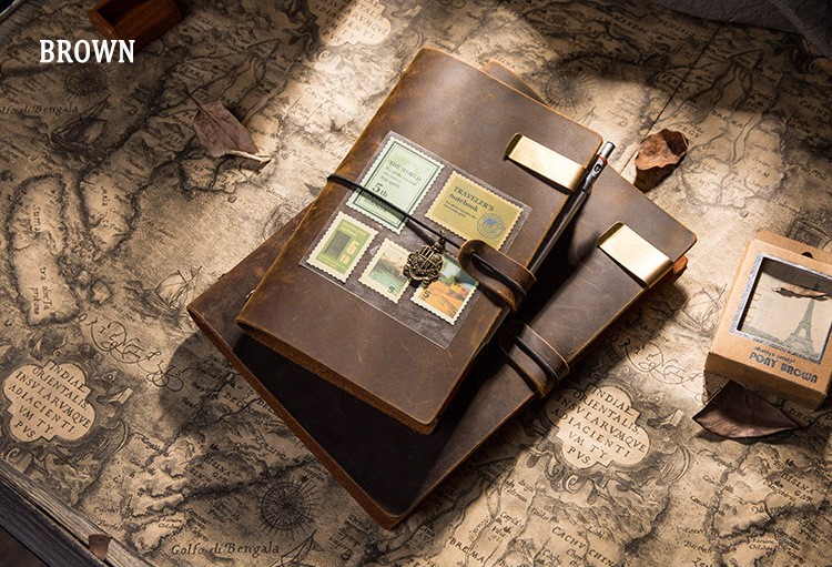 Handmade First Layer Cowhide Leather Binder