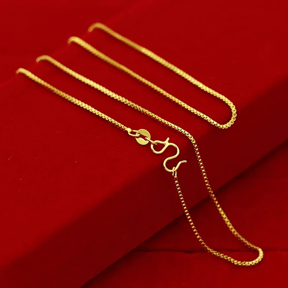 18K Yellow Gold Plated Necklace for Women