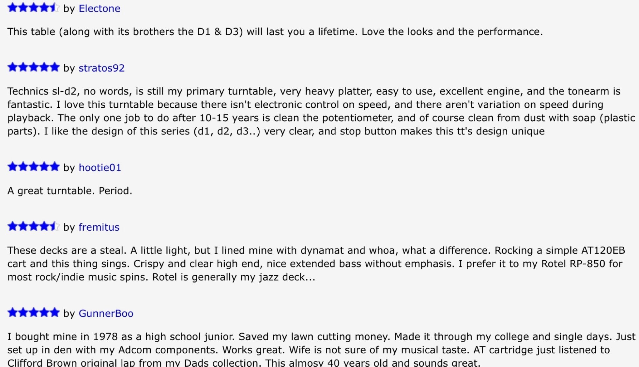 TECHNICS DIRECT DRIVE SL-D2 W/ ORIGINAL SHIPPING CARTON & 270C CART -MINT