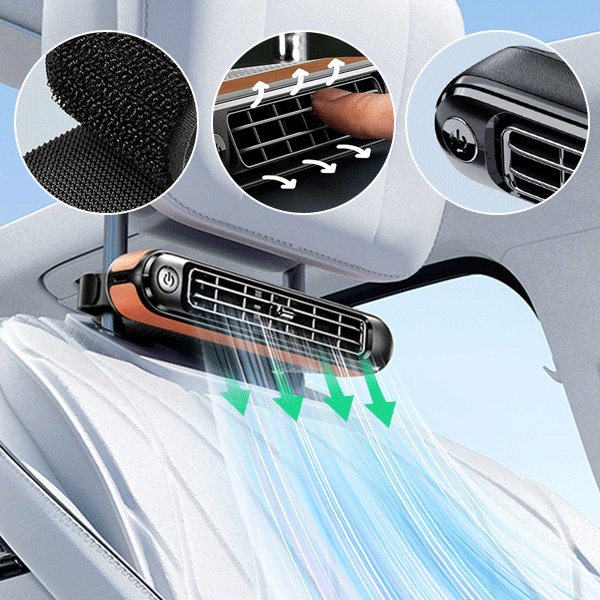 Glosrity Vehicle Fan Keep Your Car Refreshingly COOL Within Seconds